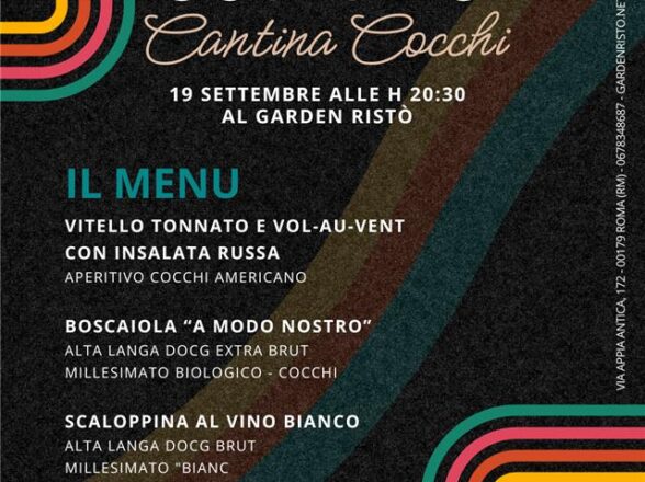 Serata Degustazione Cantina Cocchi