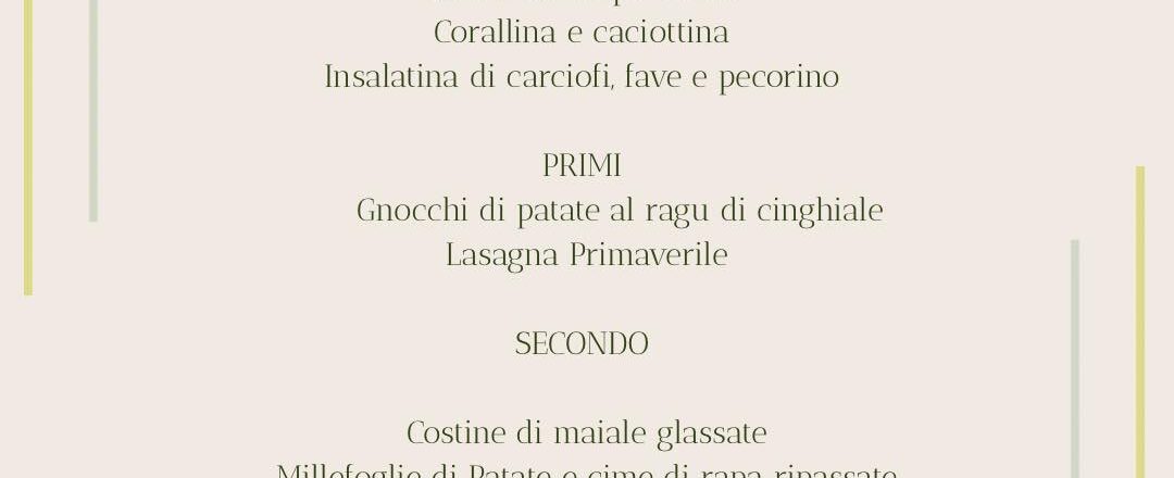 Pasquetta al Garden Ristò